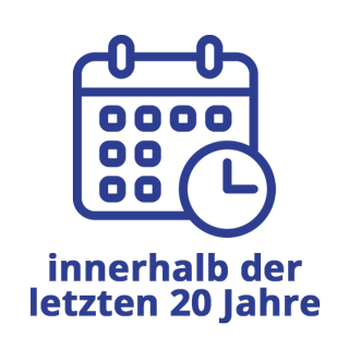 innerhalb der letzten 20 Jahre